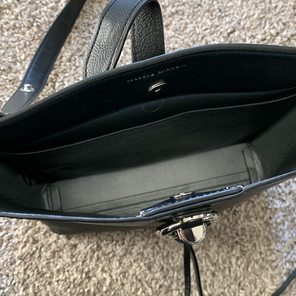 Rebecca Minkoff black leather small Megan feed bag - Picture 6 of 8